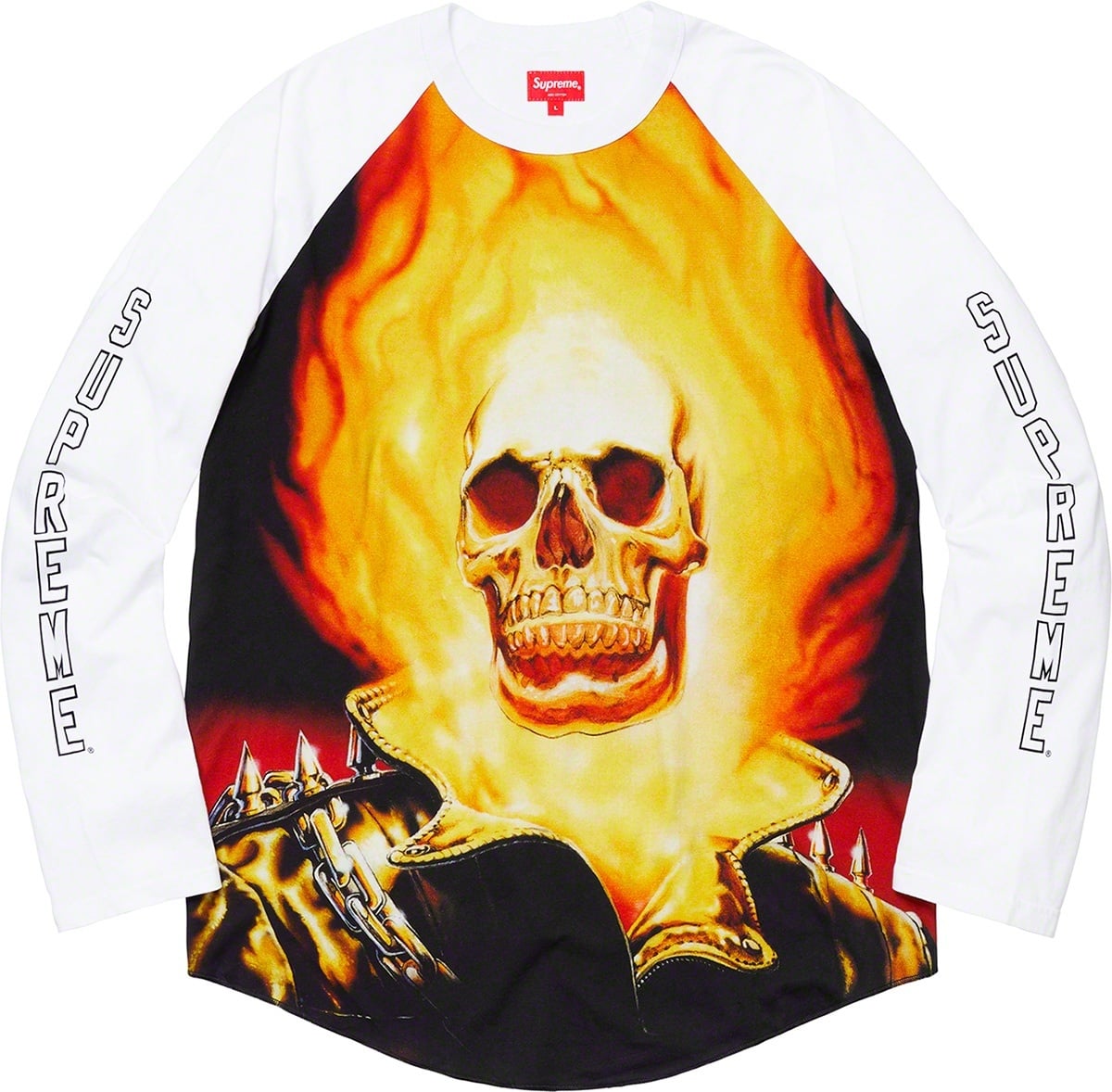 Ghost Rider© Raglan L/S Top view 2